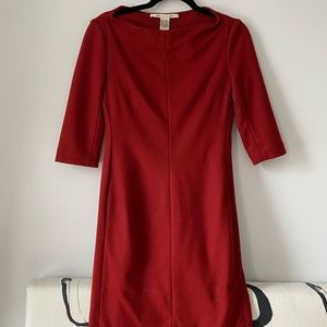 Diane Von Furstenberg Red Wool Dress 4